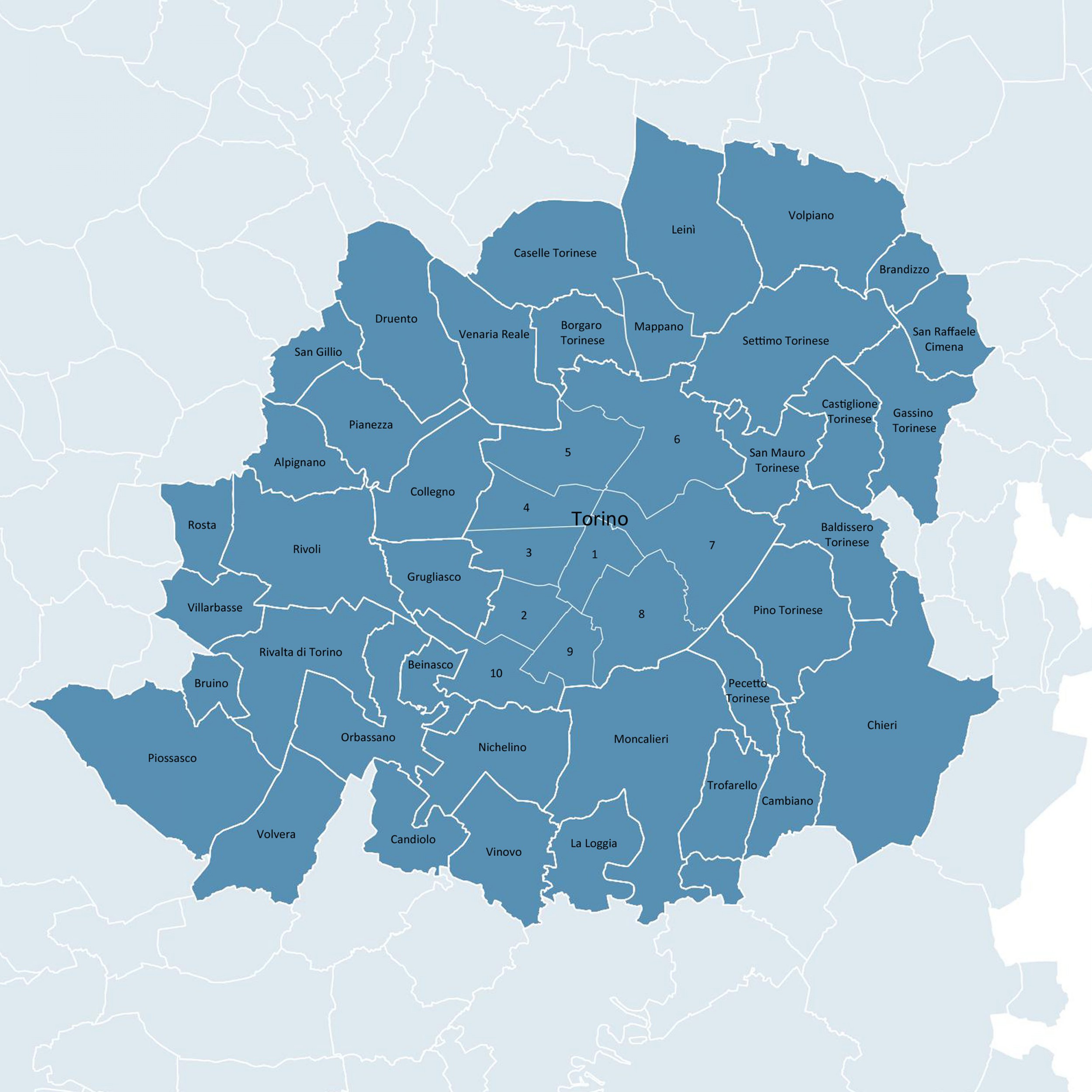 L'area metropolitana di Torino Metropoli 2025